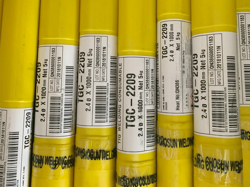 Que hàn Duplex và Super Duplex ER2209 và 2594